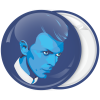 Κονκάρδα David Bowie face μπλέ