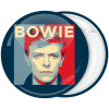 Κονκάρδα David Bowie τετράγωνο πρόσωπο