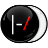 Kονκάρδα Twenty One Pilots logo μαύρη