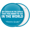 Μπλε Κονκάρδα Gandhi Quotes