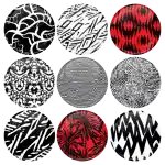 &Sigma;&epsilon;&tau; &kappa;&omicron;&nu;&kappa;ά&rho;&delta;&epsilon;&sigmaf; patterns Twenty One Pilots