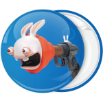 Κονκάρδα Rayman Raving Rabbids face gun