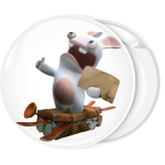 Λευκή κονκάρδα Rayman Raving Rabbids βαλίτσα 