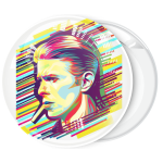 Κονκάρδα David Bowie face art