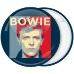 Κονκάρδα David Bowie τετράγωνο πρόσωπο