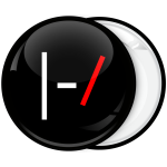 Kονκάρδα Twenty One Pilots logo μαύρη