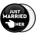 Κονκάρδα για bachelor γαμπρού Just Married Her