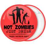 Κονκάρδα για bachelor γαμπρού Not Zombies Just Drunk