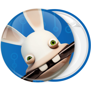Κονκάρδα Rayman Raving Rabbids face