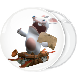 Λευκή κονκάρδα Rayman Raving Rabbids βαλίτσα 