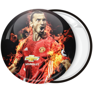 Αθλητική κονκάρδα Zlatan Ibrahimović face