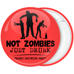 Κονκάρδα για bachelor γαμπρού Not Zombies Just Drunk
