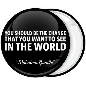 Μαύρη Κονκάρδα Gandhi Quotes Horizontal 