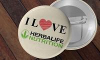 Διαφημιστικές κονκάρδες I Love Herbalife