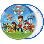 Paw Patrol up badge button