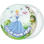 Cinderella badge button