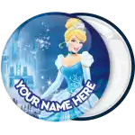 Cinderella badge button