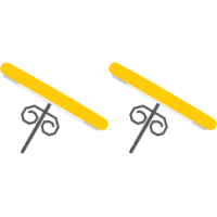 Κονκάρδες σκουλαρίκια