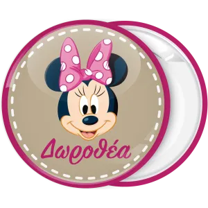K&omicron;&nu;&kappa;ά&rho;&delta;&alpha; &beta;ά&pi;&tau;&iota;&sigma;&eta;&sigmaf; ή party Minnie Mouse