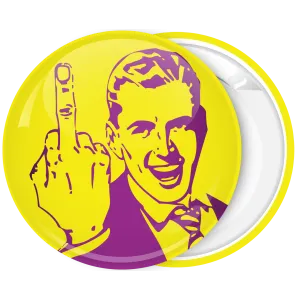 &Kappa;&omicron;&nu;&kappa;ά&rho;&delta;&alpha; Retro Middle Finger 