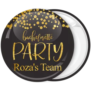 K&omicron;&nu;&kappa;ά&rho;&delta;&alpha; Bachelorette party Team Bride Gold 