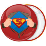 Κονκάρδα Superman dollar κόκκινη