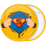 Κονκάρδα Superman dollar κίτρινη