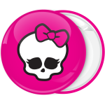 Κονκάρδα Monster High head logo φούξια