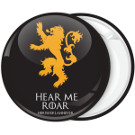 Κονκάρδα Game of Thrones Hear me Roar μαύρη