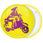 Κονκάρδα Retro Style Woman with vespa