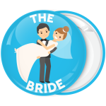 Κονκάρδα γάμου The Bride blue couple