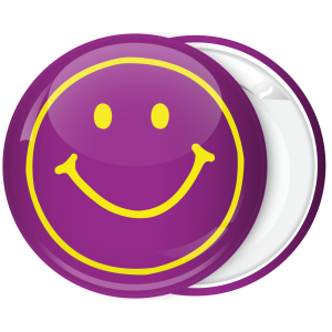 Μωβ Κονκάρδα Smiley retro style