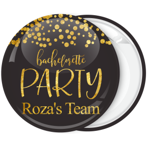 Kονκάρδα Bachelorette party Team Bride Gold 