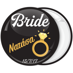 Kονκάρδα bachelorette The Bride Ring μαύρη