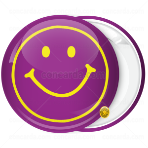 Μωβ Κονκάρδα Smiley retro style
