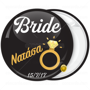 Kονκάρδα bachelorette The Bride Ring μαύρη