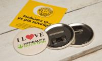 Κονκάρδες I Love Herbalife μαγνήτης ρούχου