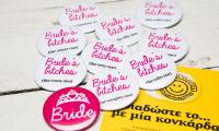 Κονκάρδες Brides Bitches για bachelorette party