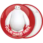 Baymax Big Hero 6 badge button