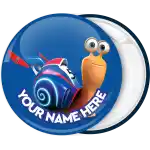 Turbo  snail movie badge button