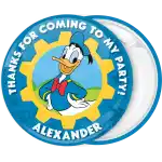 Donald Duck  pin badge button