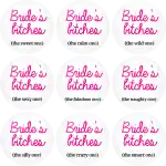 Brides Bitches pin badge buttons set 9 pieces