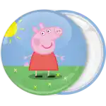Peppa pig pin badge button