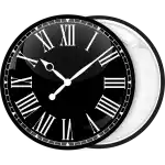 Clock pin page button