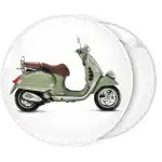 Green vespa gtv pin badge button