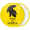 Κονκάρδα This is Sparta περικεφαλαία κίτρινη