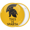 Κονκάρδα This is Sparta περικεφαλαία κίτρινo σκούρο
