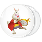 Κονκάρδα White Rabbit clock Αλίκη στη χώρα των θαυμάτων