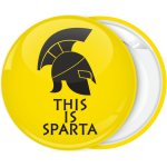 Κονκάρδα This is Sparta περικεφαλαία κίτρινη