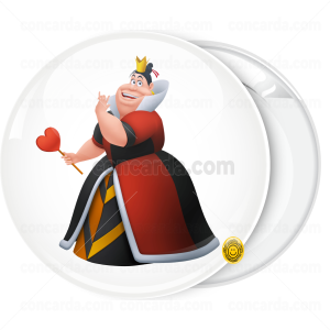 Κονκάρδα Queen of Hearts Αλίκη στη χώρα των θαυμάτων